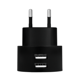 Dual-USB-Schnellade-Steckdosenadapter 2x USB-A 10,5 W...