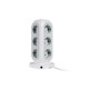 Steckdosen-Tower EUPT-01 Verbatim 2m Kabel weiß,11x230V EU USB-A 2x USB-C
