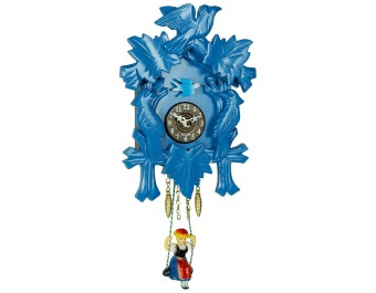 Kuckulino Schwarzwalduhr mit Quarzwerk und Kuckucksruf...