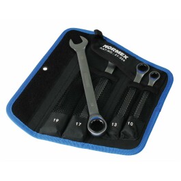 Ratschen-Ringmaulschlüssel-Satz SW 10-19mm CR-V...