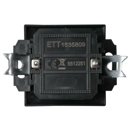 TAE-NFN-Anschlussdose McPower Flair UP matt schwarz 3x...