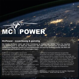 Schutzkontakt-Steckdose McPower Flair 1x USB-C 18W PD 1x USB-A matt schwarz