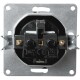 Schutzkontakt-Steckdose McPower Flair 250V~/16A UP Einsteckschutz matt schwarz