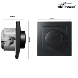 LED-Dimmer für elektronische Trafos McPower Flair 250V/300W Memory-Funktion