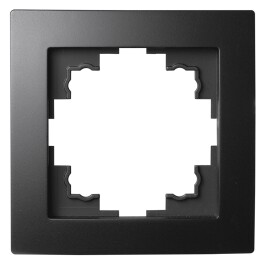 Rahmen McPower Flair 1-fach matt schwarz