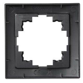 Rahmen McPower Flair 1-fach matt schwarz
