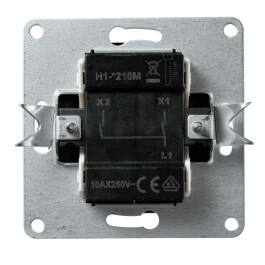 Serien-Schalter McPower Flair 2-fach 250V~/10A UP matt...