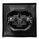Schutzkontakt-Steckdose McPower Flair 250V~/16A UP IP44 matt schwarz