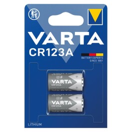 Batterie Lithium VARTA CR123A 3V Photo Retail Blister...