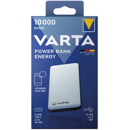 Akku Powerbank VARTA 5V/10.000mAh Energy weiß...