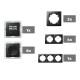 Schalter und Steckdosen Set McPower Flair Arbeitszimmer matt schwarz 16-tlg.