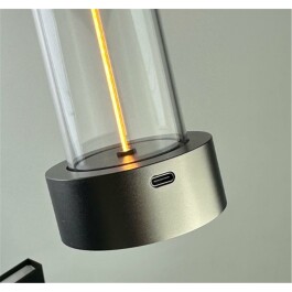 LED-Tischleuchte Magic Metall/Glas 90lm 3000K anthrazit dimmbar
