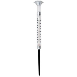 LED Solar-Gartenleuchte GRUNDIG Thermometer,ØxH...