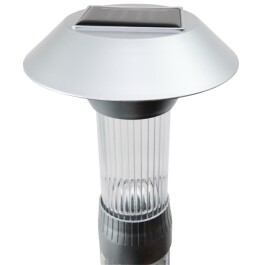 LED Solar-Gartenleuchte GRUNDIG Thermometer,ØxH 12,5x97cm