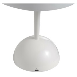 LED-Tischleuchte ROLF KERN „Stil“ 24cm weiß Akku dimmbar