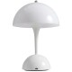 LED-Tischleuchte ROLF KERN „Stil“ 24cm weiß Akku dimmbar