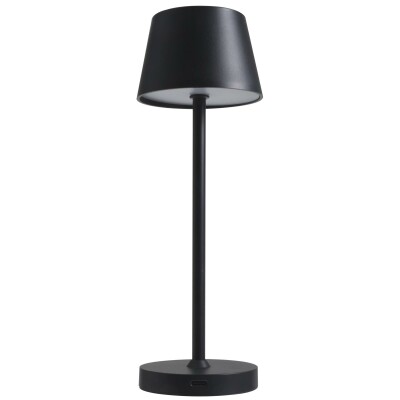 LED-Tischleuchte ROLF KERN „Club Nano“ 21cm schwarz Akku dimmbar