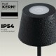 LED-Tischleuchte ROLF KERN „Club Nano“ 21cm schwarz Akku dimmbar
