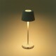 LED-Tischleuchte ROLF KERN „Club Nano“ 21cm weiß Akku dimmbar