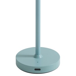 LED-Tischleuchte ROLF KERN „Club Nano“ 21cm Türkis Akku dimmbar