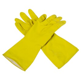 Haushalts- u. Industriehandschuhe gelber Latex-Kautschuk...