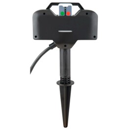 Gartensteckdose 2-fach mit Fernbedienung  IP44 mit...