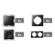 Schalter und Steckdosen Set McPower Flair Standard matt schwarz 20-teilig