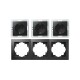 Schalter und Steckdosen Set McPower Flair Beginner 3S matt schwarz 4-teilig