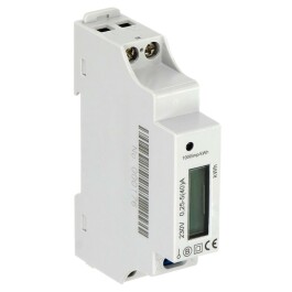1-phasiger Stromzähler 40A MID Impulsausgang 1 Modul...