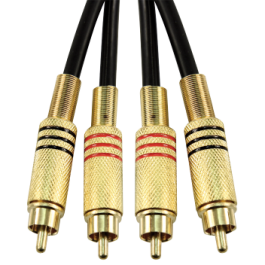 High-End Cinch-Kabel RCA-Gold 1,5 m