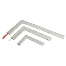 Anschlagwinkel-Set Aluminium inkl. Anreißer und...