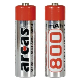 Mignon-Akku NiMH 1,2V 800mAh NiMh Typ AA 2er-Blister