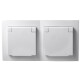 Steckdosen Set McPower Flair Beginner 2S-IP44 3-teilig weiß IP44