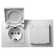 Steckdosen Set McPower Flair Beginner 2S-IP44 3-teilig weiß IP44