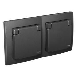 Steckdosen Set McPower Flair Beginner 2S-IP44 3-teilig...