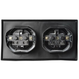 Steckdosen Set McPower Flair Beginner 2S-IP44 3-teilig anthrazit IP44