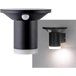 LED Solar Wandleuchte SWL-AS500 IP44 warmweiß 3000K...