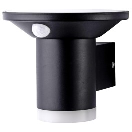 LED Solar Wandleuchte SWL-AS500 IP44 warmweiß 3000K PIR Sensor