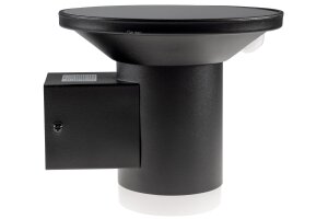 LED Solar Wandleuchte SWL-AS500 IP44 warmweiß 3000K PIR Sensor