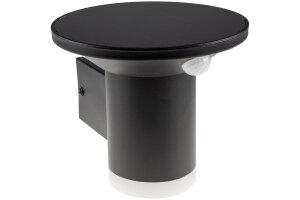 LED Solar Wandleuchte SWL-AS500 IP44 warmweiß 3000K PIR Sensor