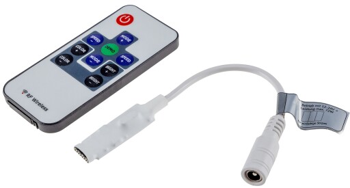 Funk-Controller für LED-Stripes RGB mit Fernbedienung 12-24V 72Watt