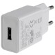Stecker-Netzteil mit USB CTN-0510 Ein 110-240V~ Aus 5V= 1A 5W weiß