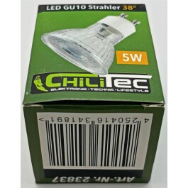 LED Strahler GU10 promo warmweiß 38° 230V 4,8W 484lm 2989k