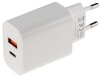 Stecker-Netzteil mit USB CTN-0522 A-C 20W 5,0V/3,0A 9,0V/2,0A 12,0V/1,67A=