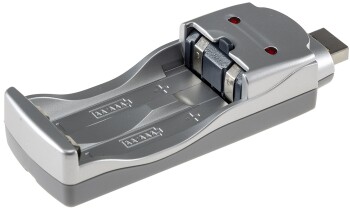 Akku-Ladegerät USB für 2x Micro AAA/Mignon AA