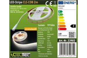 LED-Stripe CLS-COB V2 2m neutralweiß 12V 19W  1916 Lumen