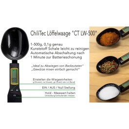 Löffelwaage CT LW-500 1-500g 0,1g genau