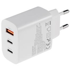 Stecker-Netzteil mit USB-C CTN-PD65 a3 In 100-240V~ Out 5,0V/9,0V/12,0V= 65W