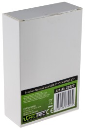 Stecker-Netzteil mit USB-C CTN-PD65 a3 In 100-240V~ Out 5,0V/9,0V/12,0V= 65W