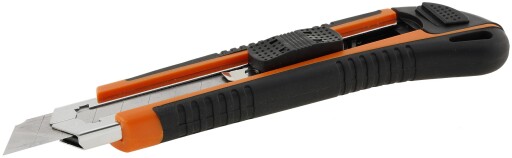 Abbrechmesser mit 18mm-Klinge Ergo-Griff mit Metallschaft + 2 Klingen